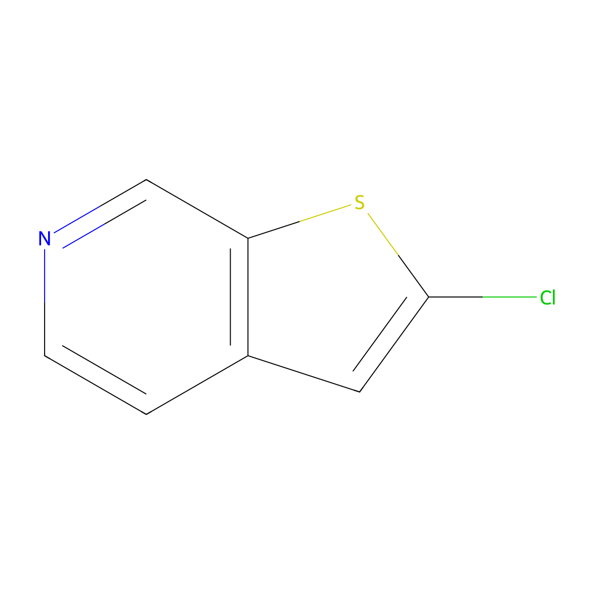 2-Chlorothieno[2,3-c]pyridine molecular structure, CAS 756477-32-4