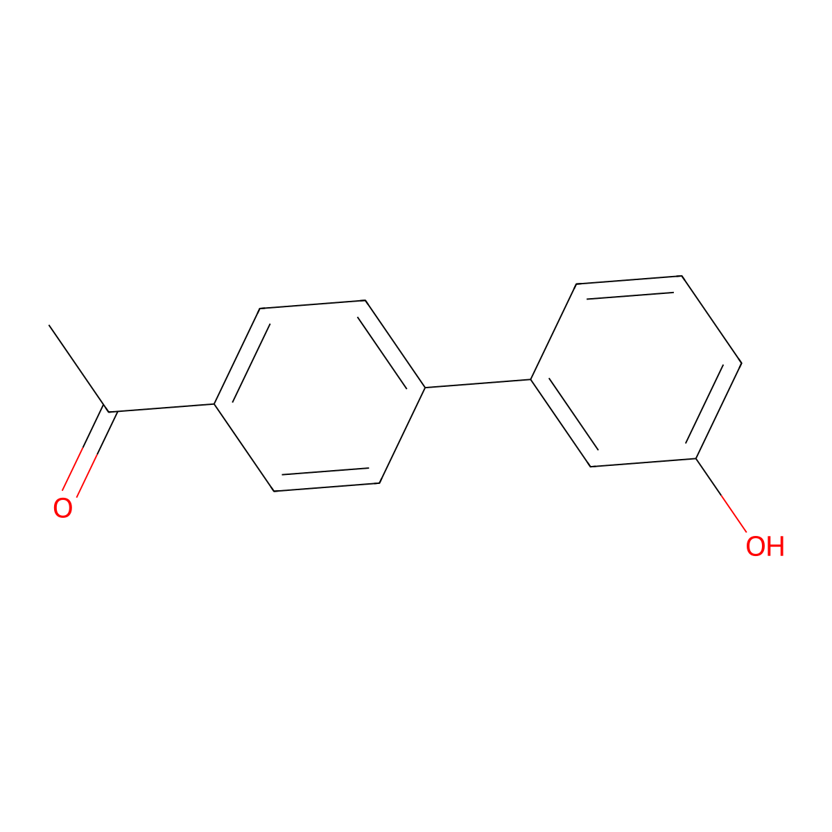 3-(4-Acetylphenyl)phenol molecular structure, CAS 756484-19-2