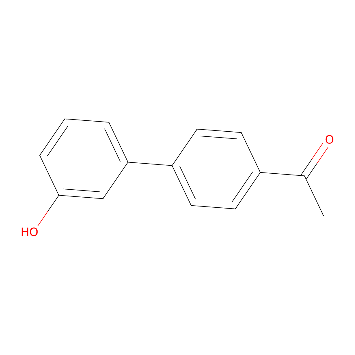 3-(4-Acetylphenyl)phenol molecular structure, CAS 756484-19-2