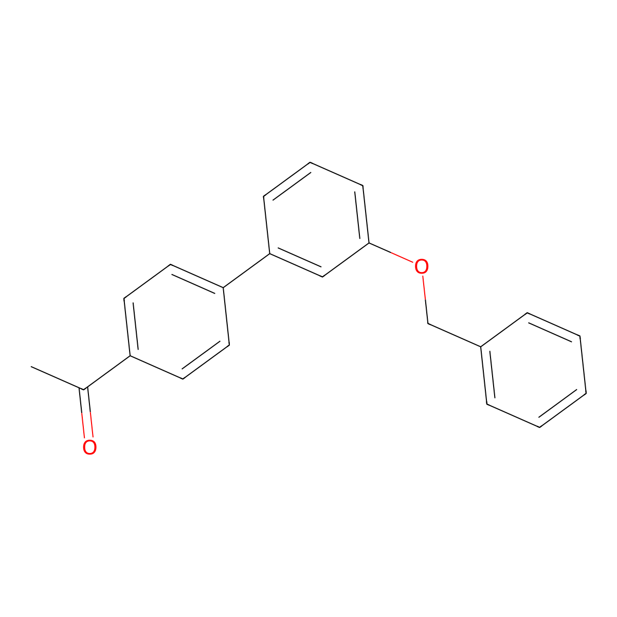 4-Acetyl-3'-(benzyloxy)biphenyl molecular structure, CAS 756484-20-5
