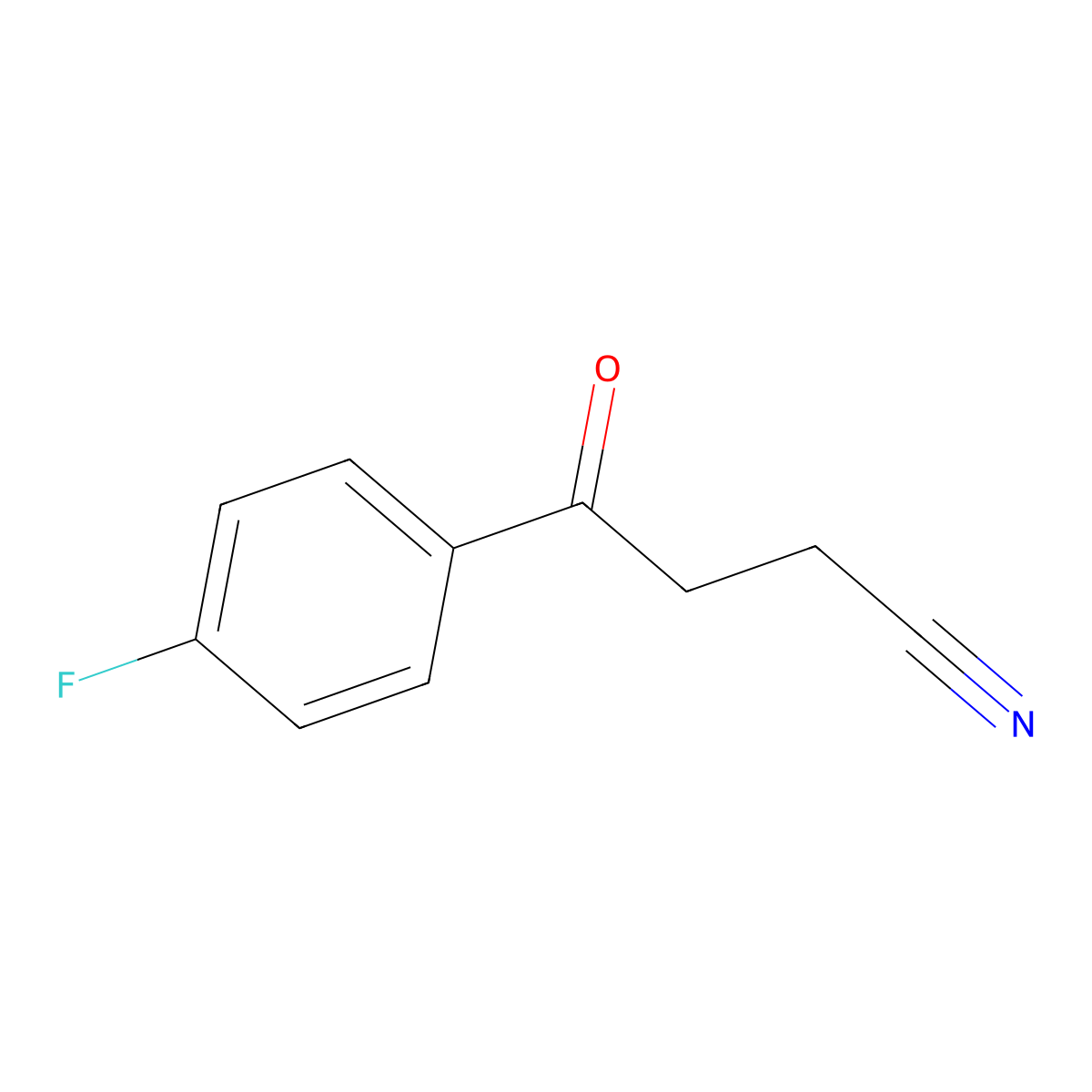 4-(4-Fluorophenyl)-4-oxobutanenitrile molecular structure, CAS 756489-25-5