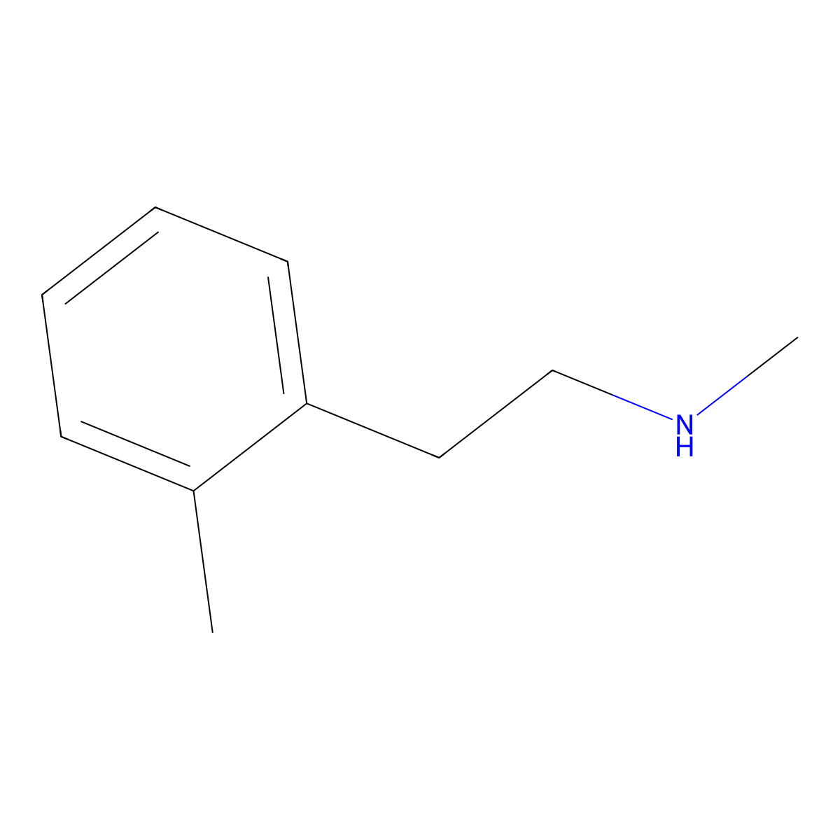 N-[2-(2-Methylphenyl)ethyl]-N-methylamine molecular structure, CAS 756500-61-5