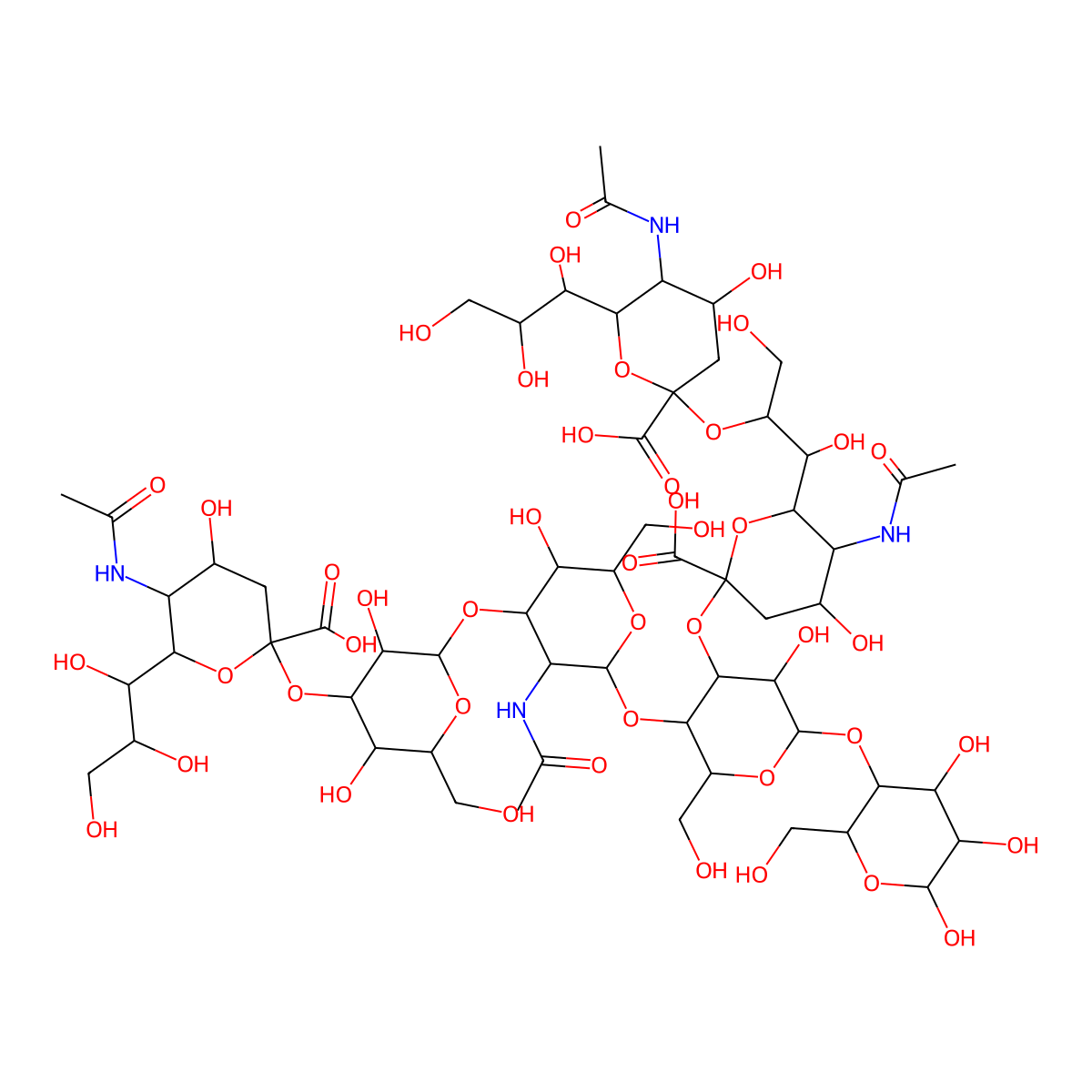 GT1b-Oligosaccharide molecular structure, CAS 75663-36-4