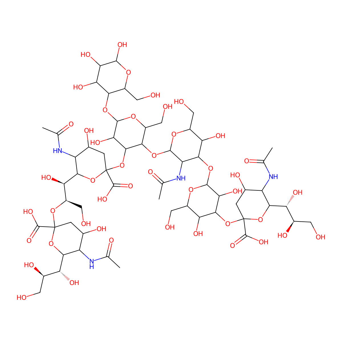 GT1b-Oligosaccharide molecular structure, CAS 75663-36-4
