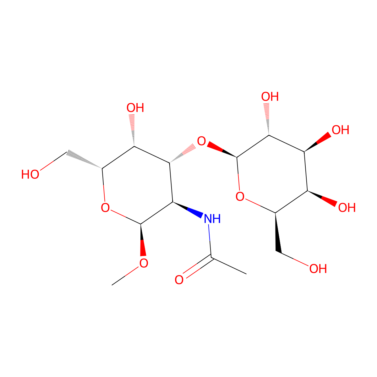 Gal-(1-3)mgc molecular structure, CAS 75669-79-3