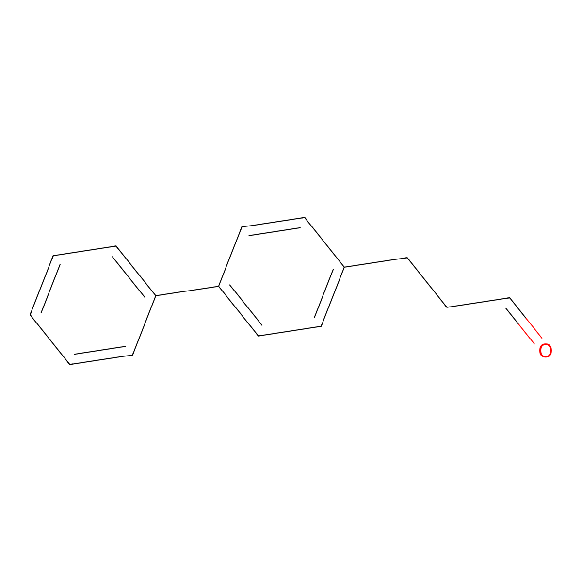 3-([1,1'-Biphenyl]-4-yl)propanal molecular structure, CAS 75677-09-7