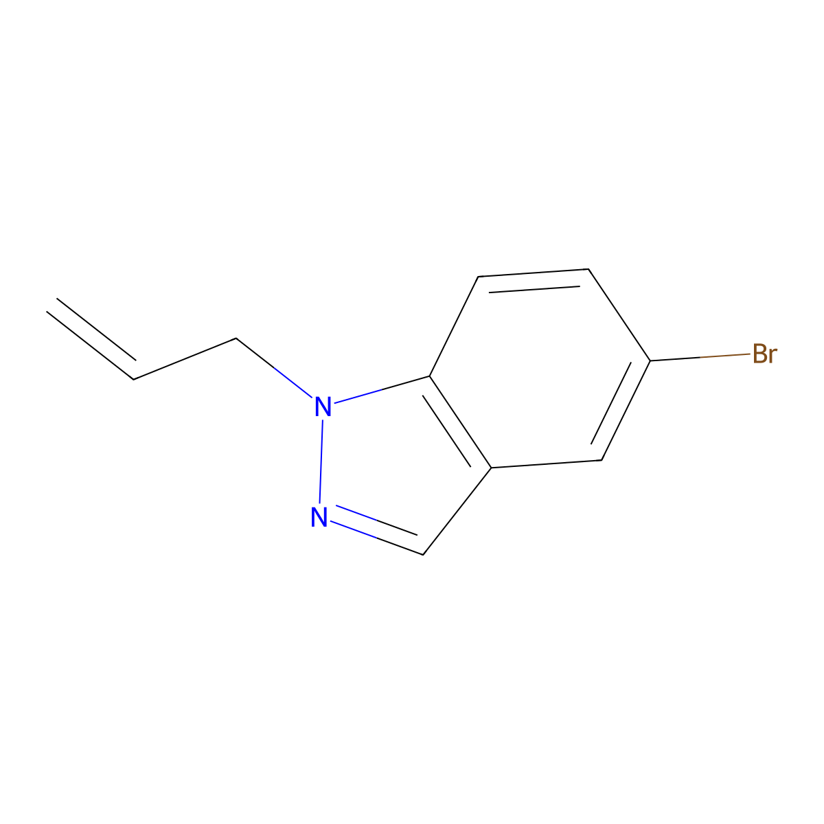 1-Allyl-5-bromo-1H-indazole molecular structure, CAS 756839-35-7