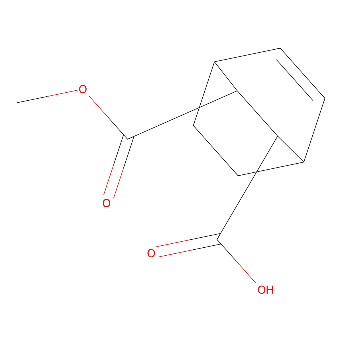 3-(Methoxycarbonyl)bicyclo[2.2.2]oct-5-ene-2-carboxylic acid molecular structure, CAS 75685-58-4