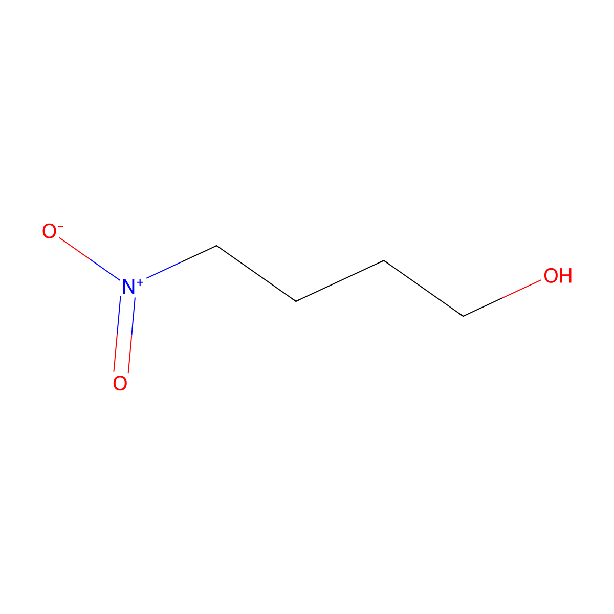 4-Nitrobutan-1-ol molecular structure, CAS 75694-90-5
