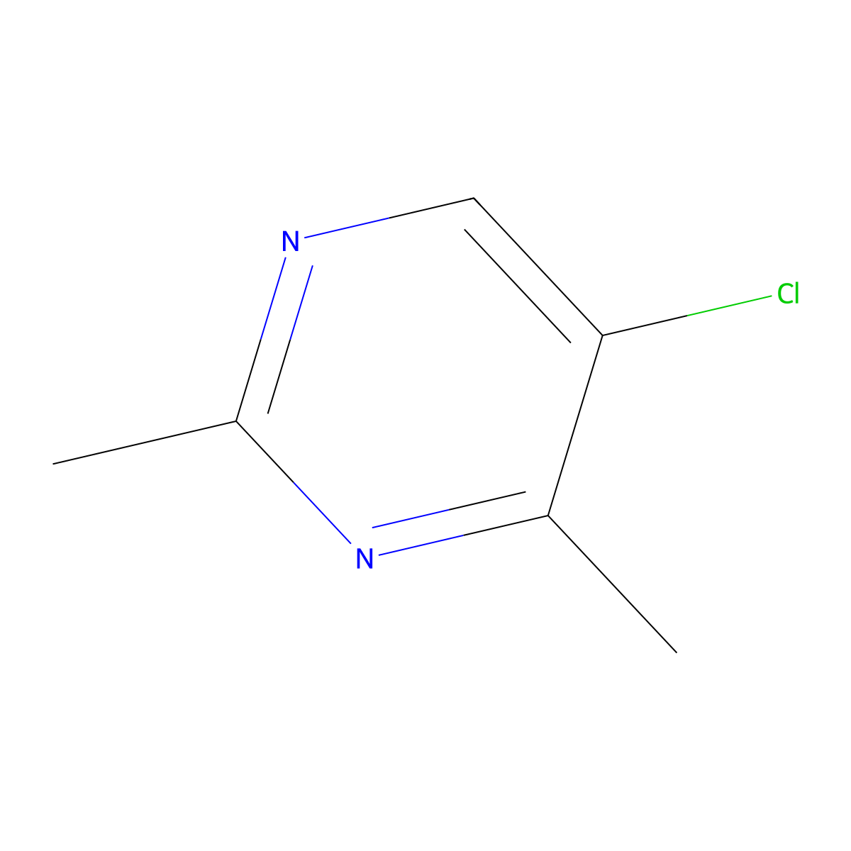 5-Chloro-2,4-dimethylpyrimidine molecular structure, CAS 75712-73-1