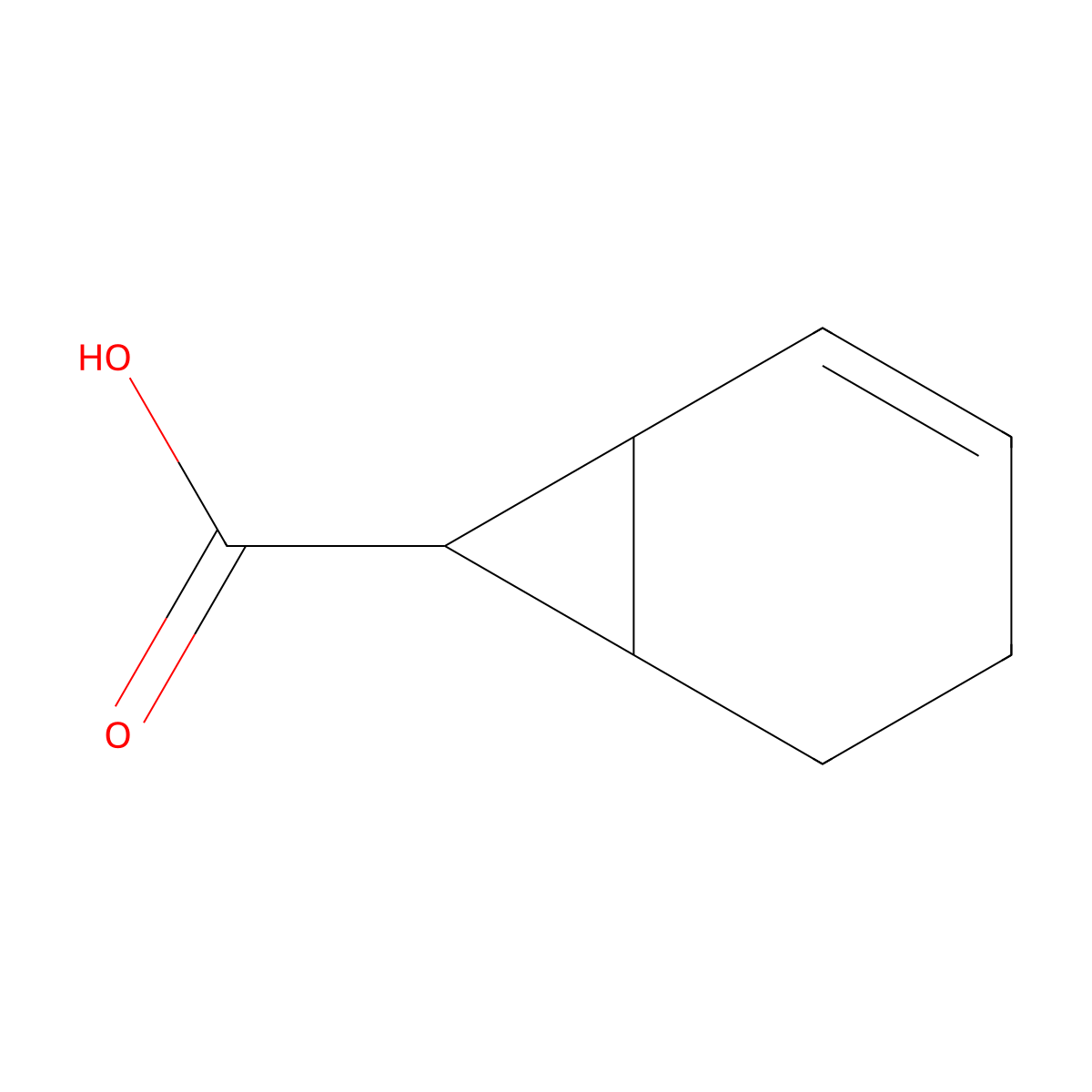 rac-(1R,6S,7R)-bicyclo[4.1.0]hept-2-ene-7-carboxylic acid molecular structure, CAS 75714-64-6