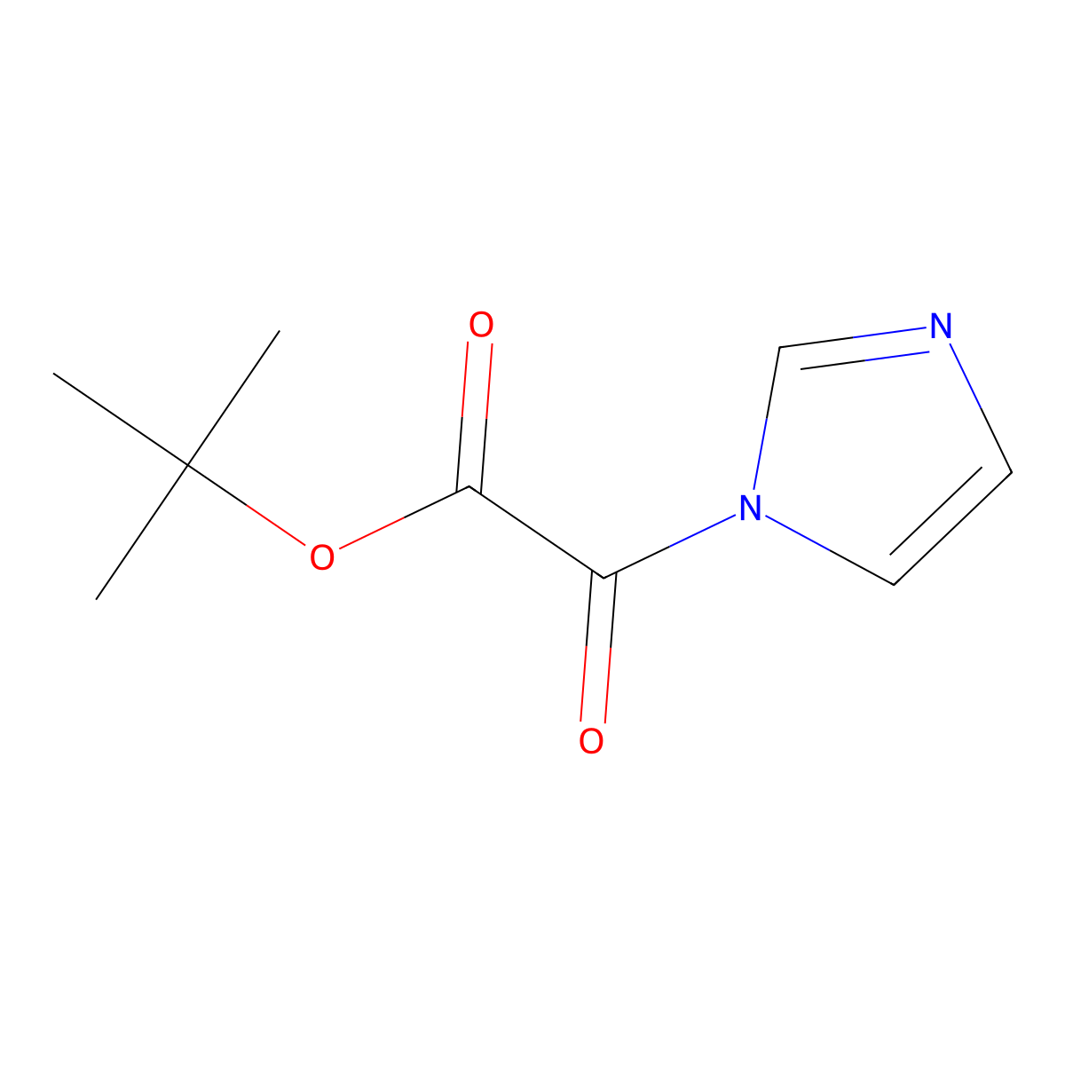Imidazol-1-YL-oxo-acetic acid tert-butyl ester molecular structure, CAS 75716-83-5