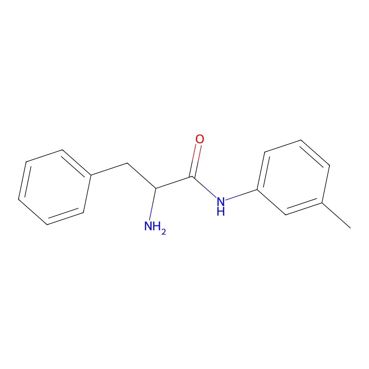 (S)-2-Amino-3-phenyl-N-m-tolylpropanamide molecular structure, CAS 757165-78-9
