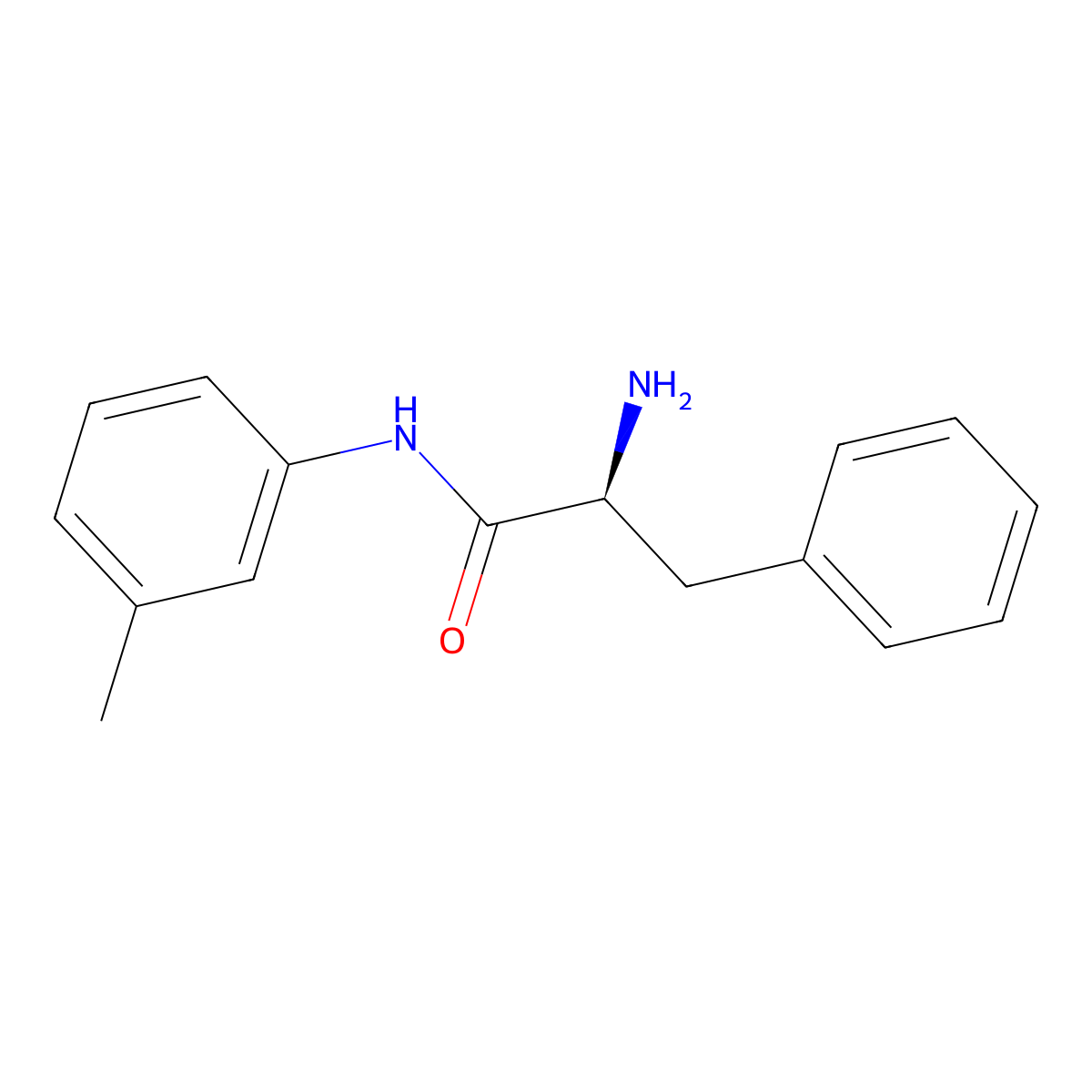 (S)-2-Amino-3-phenyl-N-m-tolylpropanamide molecular structure, CAS 757165-78-9