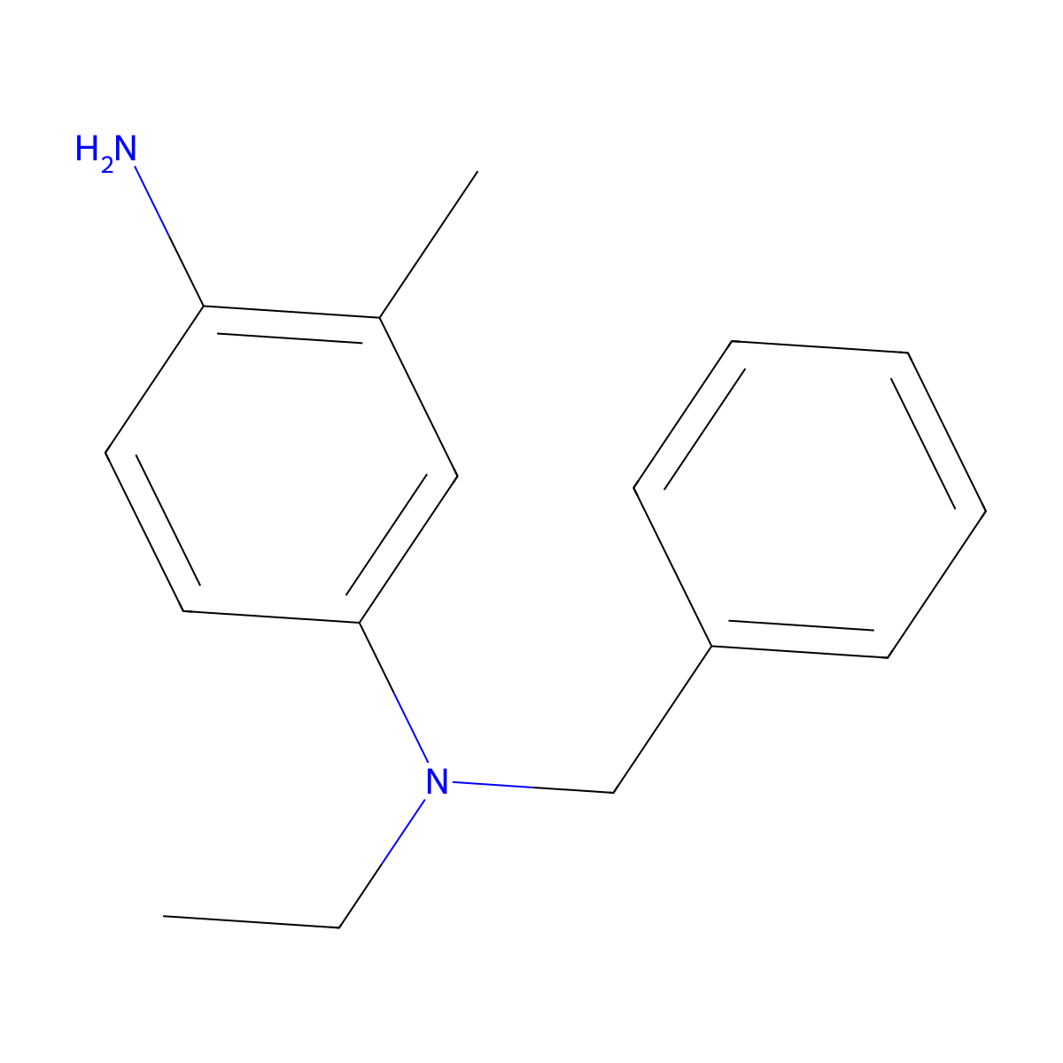 N1-Benzyl-N1-ethyl-3-methylbenzene-1,4-diamine molecular structure, CAS 757166-73-7
