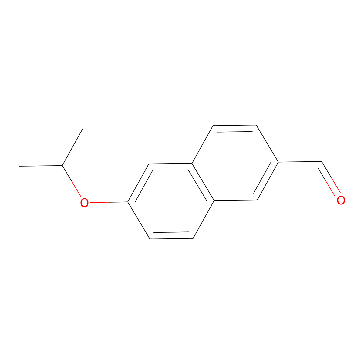 6-(1-Methylethoxy)-2-naphthalenecarboxaldehyde molecular structure, CAS 757230-56-1