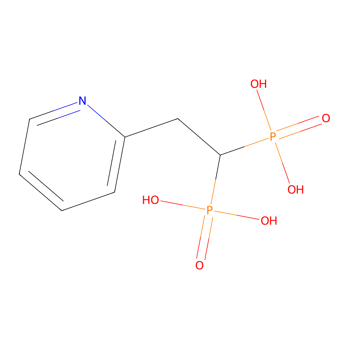Piridronic acid molecular structure, CAS 75755-07-6