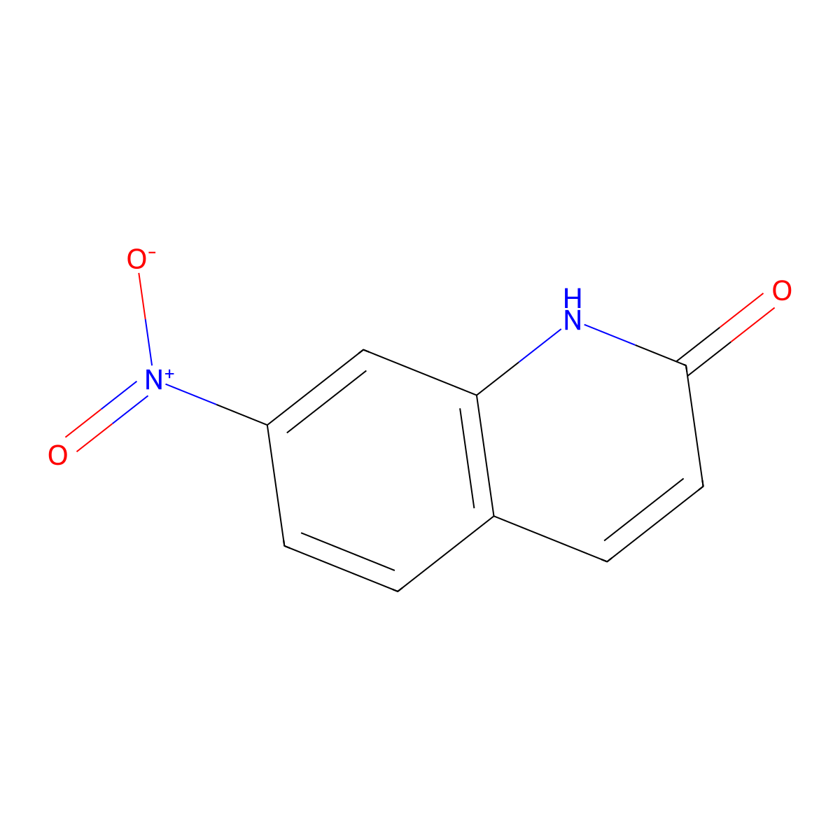 7-Nitroquinolin-2-ol molecular structure, CAS 75755-37-2