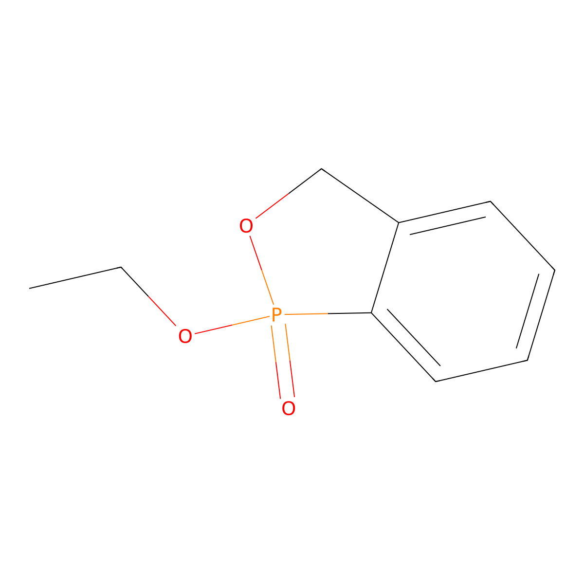 1-Ethoxy-1,3-dihydro-2,1lambda5-benzoxaphosphol-1-one molecular structure, CAS 75777-31-0