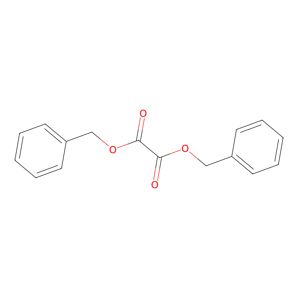 Dibenzyl oxalate molecular structure, CAS 7579-36-4