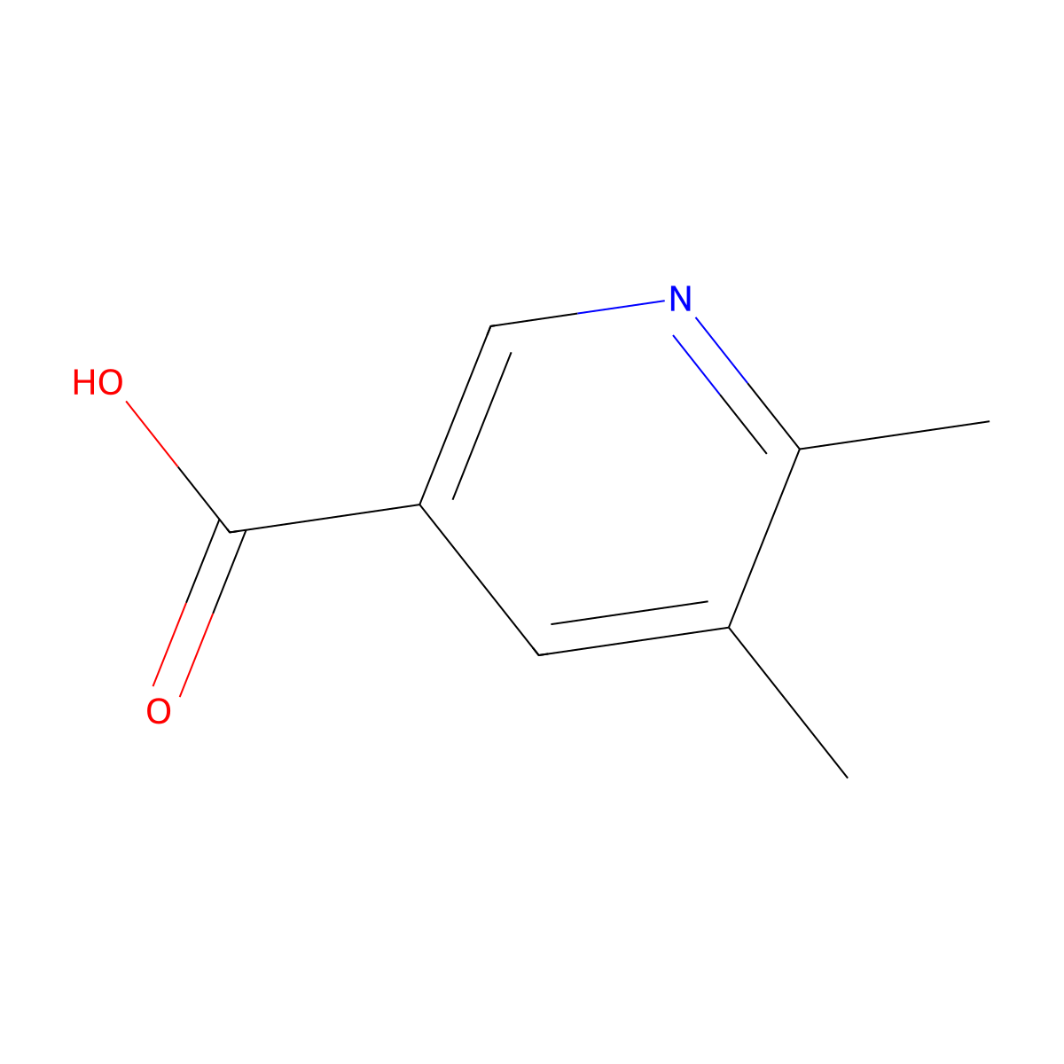 5,6-Dimethylnicotinic acid molecular structure, CAS 757903-81-4