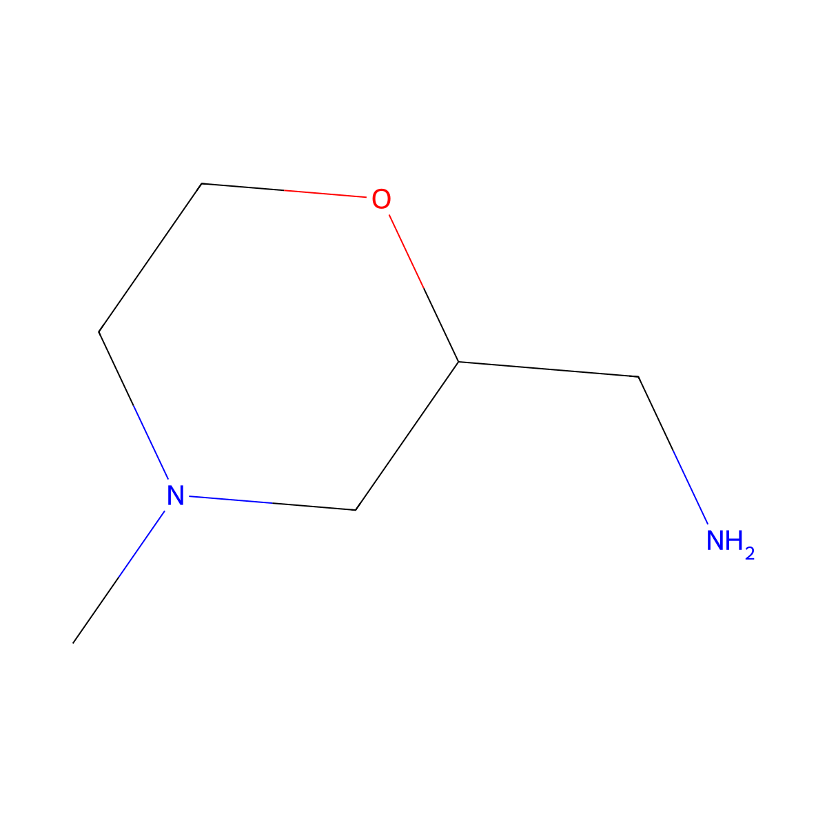 (R)-(4-Methylmorpholin-2-yl)methanamine molecular structure, CAS 757910-97-7