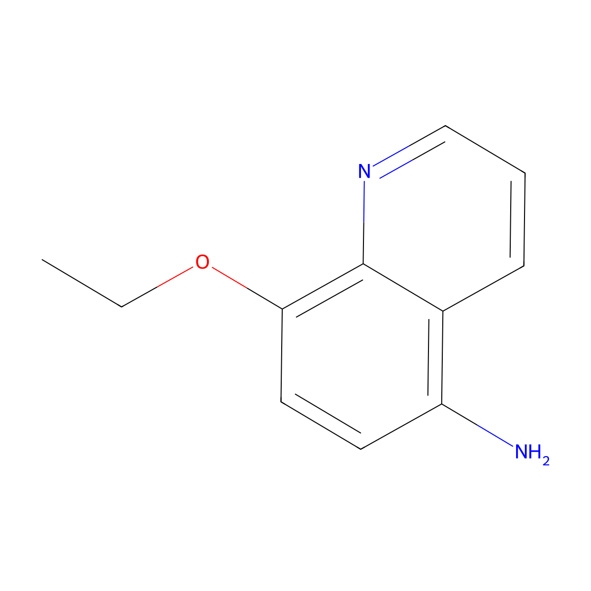 8-Ethoxyquinolin-5-amine molecular structure, CAS 75793-53-2