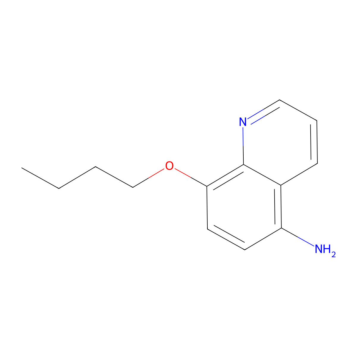 8-Butoxyquinolin-5-amine molecular structure, CAS 75793-54-3
