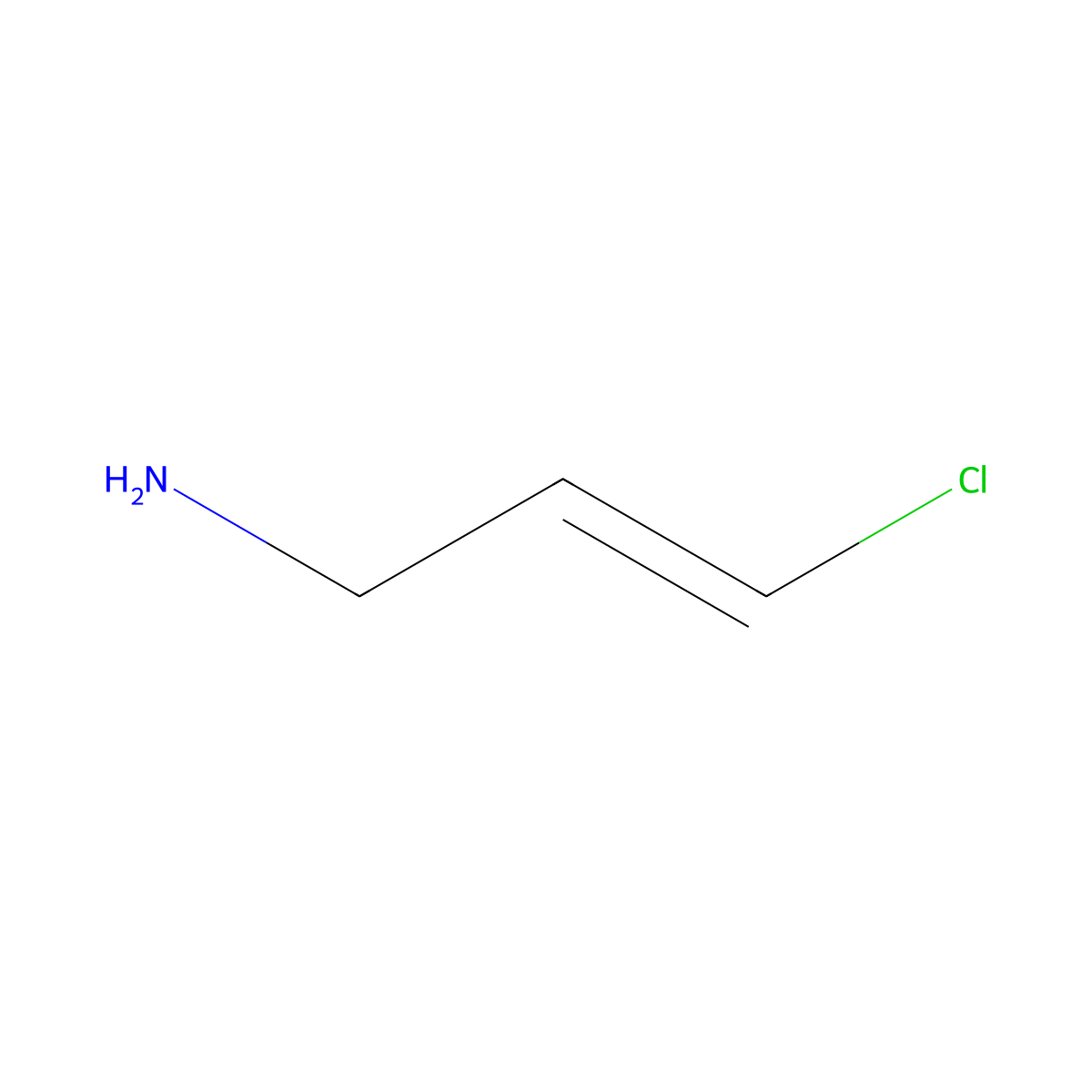 3-Chloroprop-2-en-1-amine molecular structure, CAS 757939-29-0