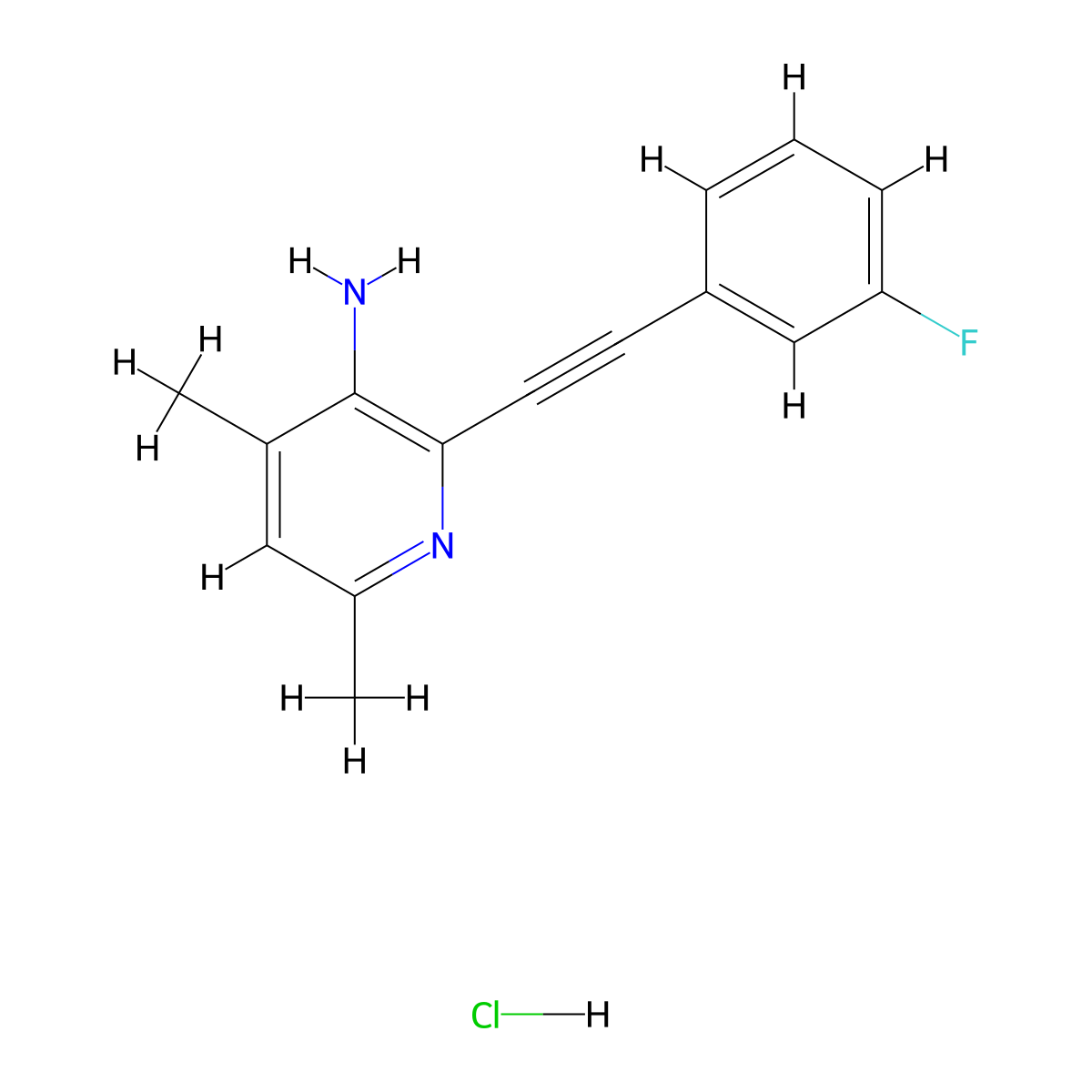 ADX 10059 hydrochloride molecular structure, CAS 757949-98-7
