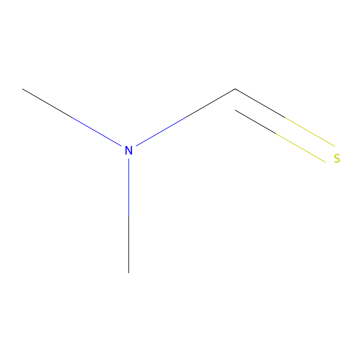 N,N-Dimethylthioformamide molecular structure, CAS 758-16-7