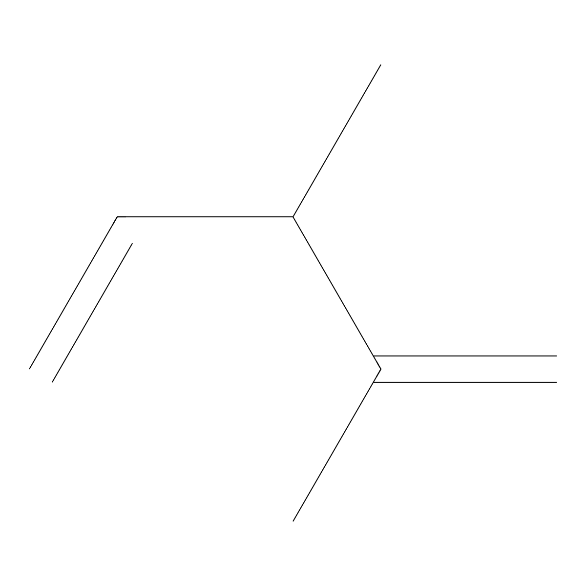 1,4-Pentadiene, 2,3-dimethyl- molecular structure, CAS 758-86-1