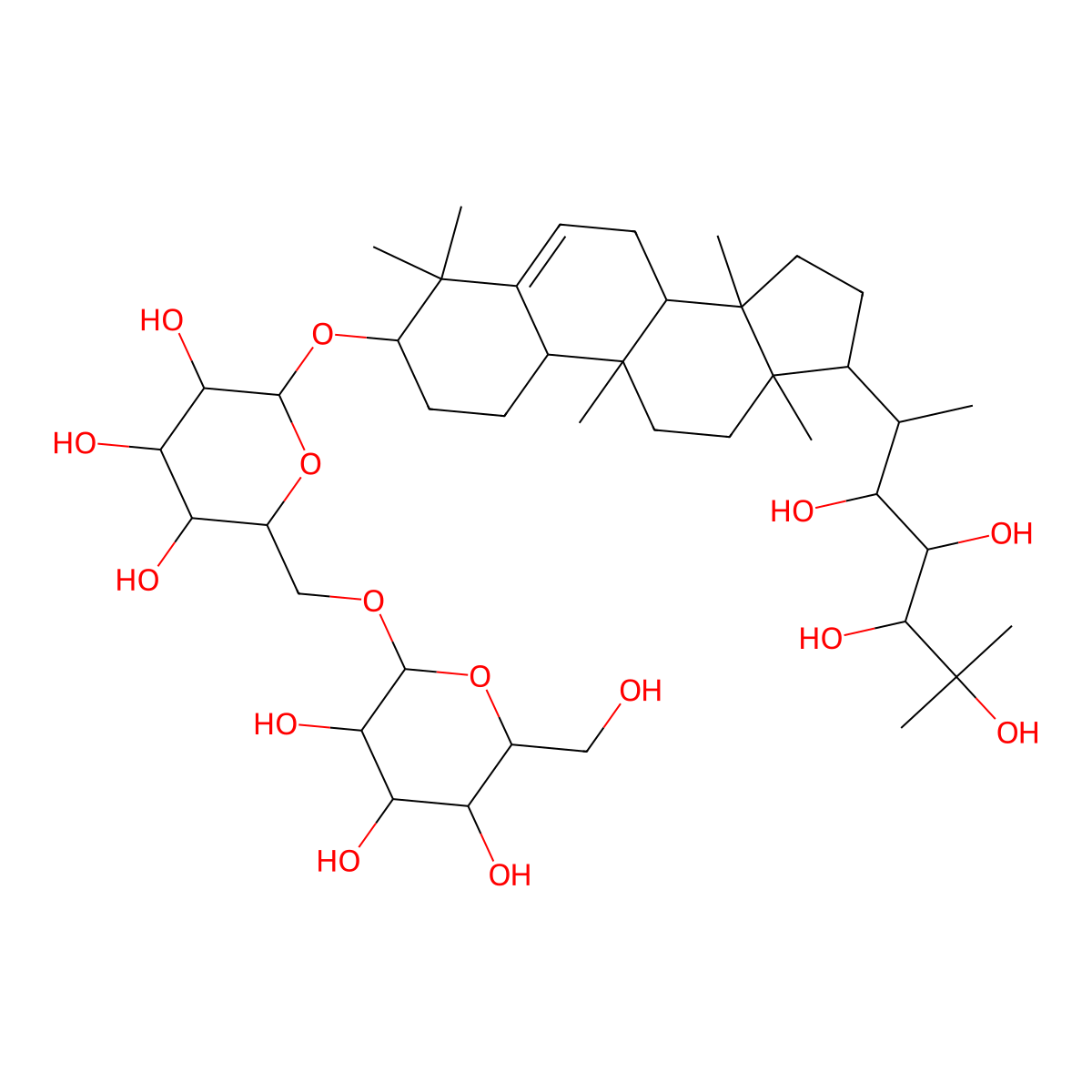Momordicoside A molecular structure, CAS 75801-95-5