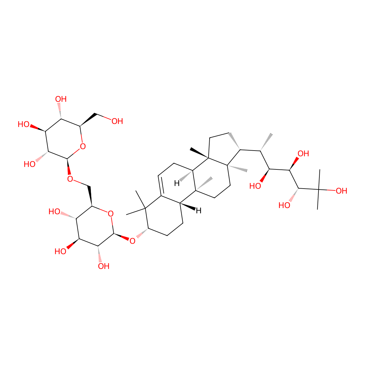 Momordicoside A molecular structure, CAS 75801-95-5