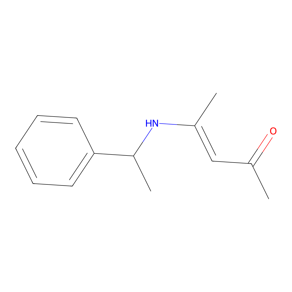 4-[(1-Phenylethyl)amino]pent-3-en-2-one molecular structure, CAS 75838-83-4