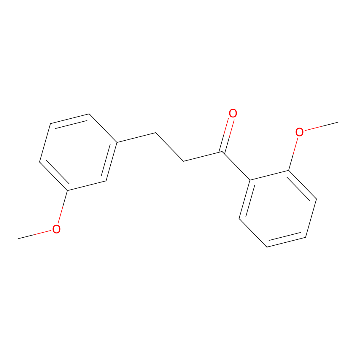 1-(2-Methoxyphenyl)-3-(3-methoxyphenyl)propan-1-one molecular structure, CAS 75849-06-8