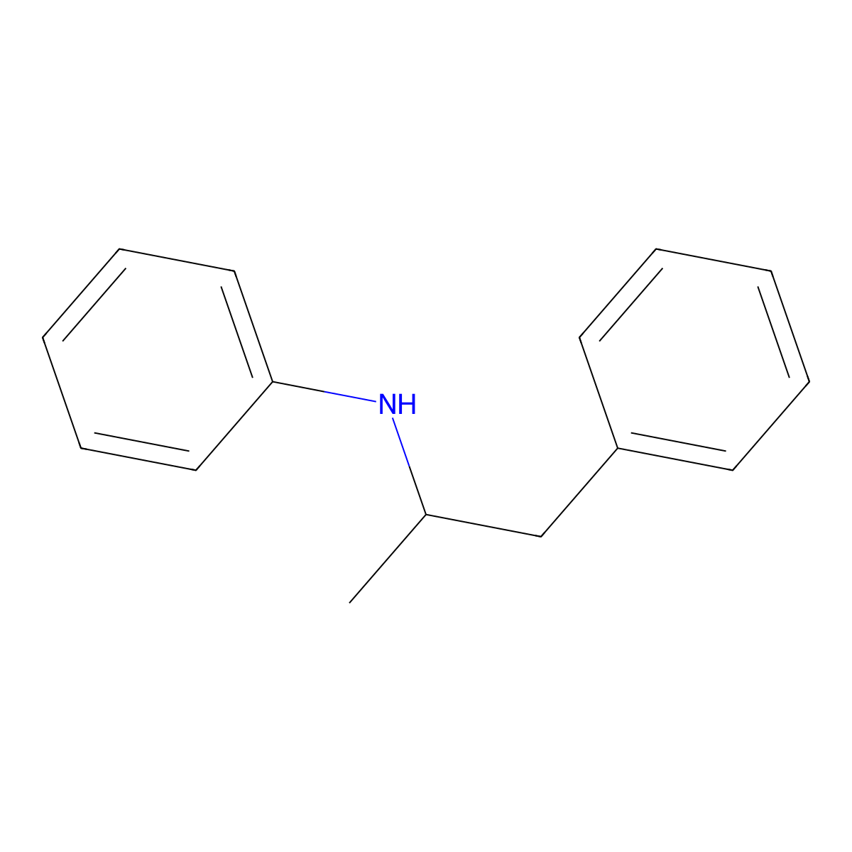 N-(1-phenylpropan-2-yl)aniline molecular structure, CAS 75859-35-7