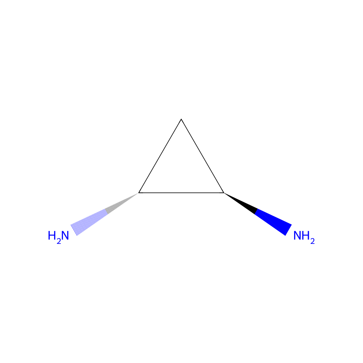(1R,2R)-Cyclopropane-1,2-diamine molecular structure, CAS 758637-65-9
