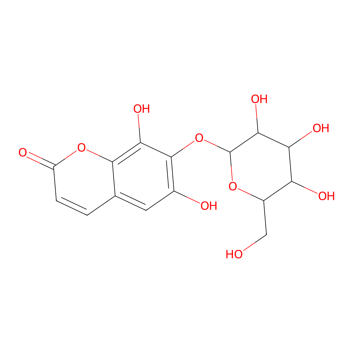 Erioside molecular structure, CAS 75872-12-7
