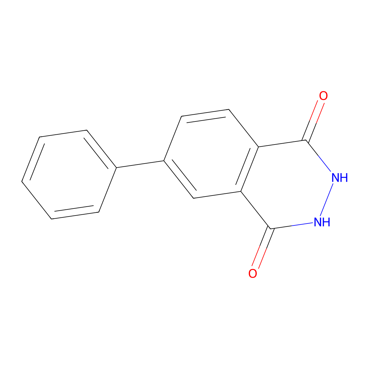6-Phenylphthalazine-1,4-diol molecular structure, CAS 75884-74-1