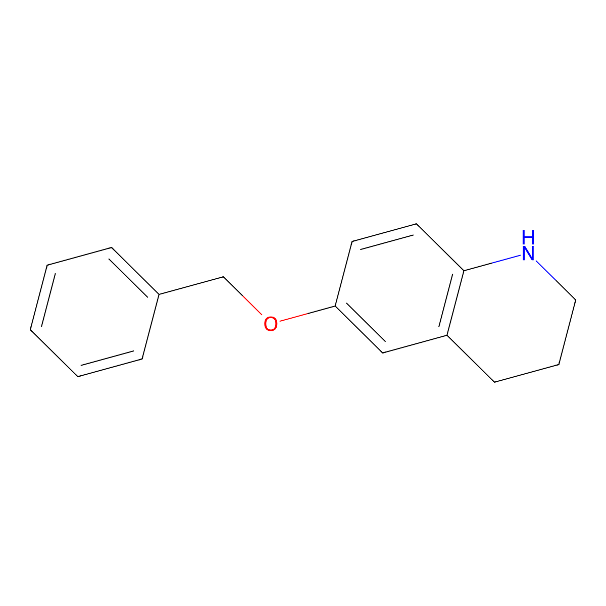 6-(Benzyloxy)-1,2,3,4-tetrahydroquinoline molecular structure, CAS 75893-80-0