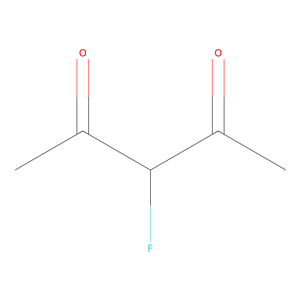 3-Fluoropentane-2,4-dione molecular structure, CAS 759-02-4