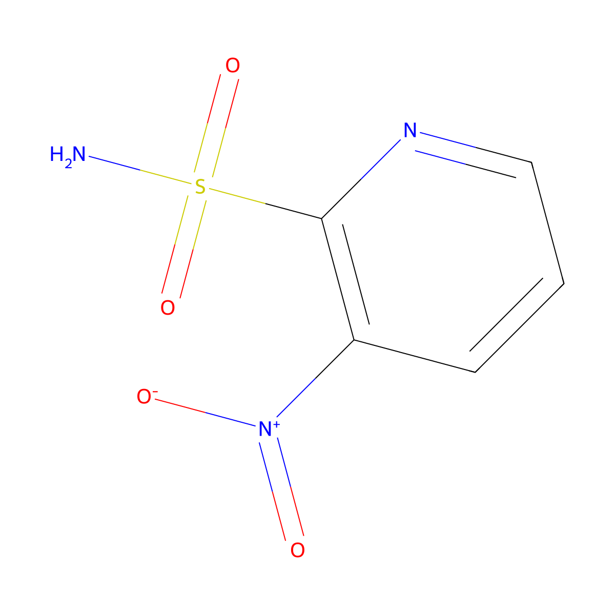 3-Nitropyridine-2-sulfonamide molecular structure, CAS 75903-50-3