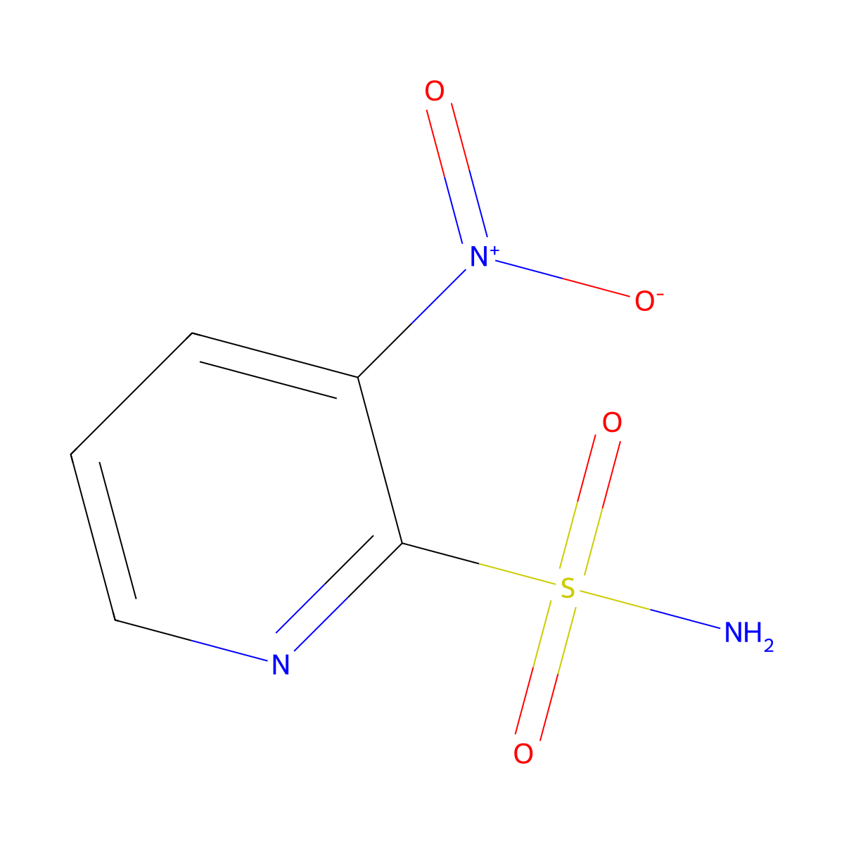 3-Nitropyridine-2-sulfonamide molecular structure, CAS 75903-50-3
