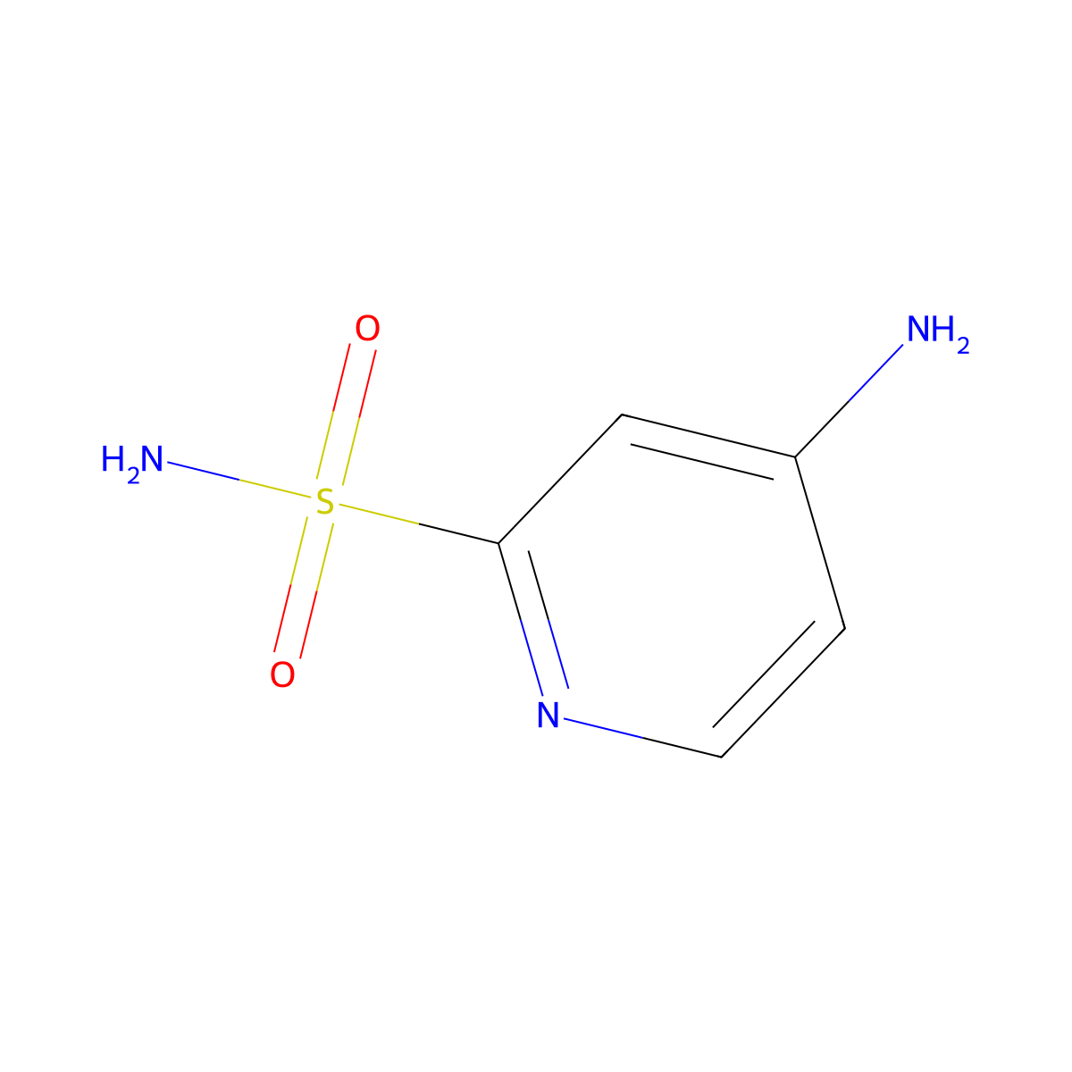 4-Aminopyridine-2-sulfonamide molecular structure, CAS 75903-57-0