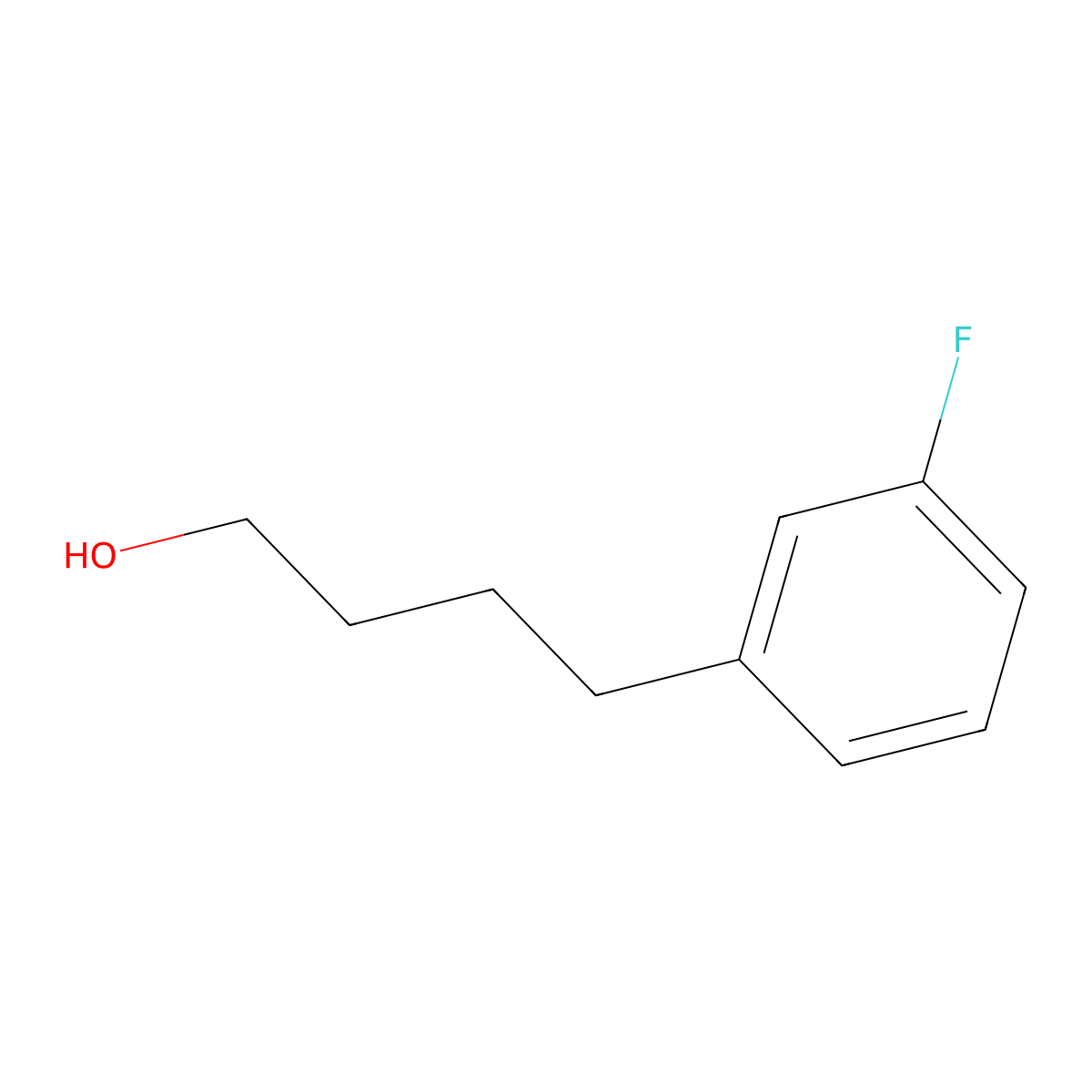 3-Fluoro-benzenebutanol molecular structure, CAS 75906-34-2