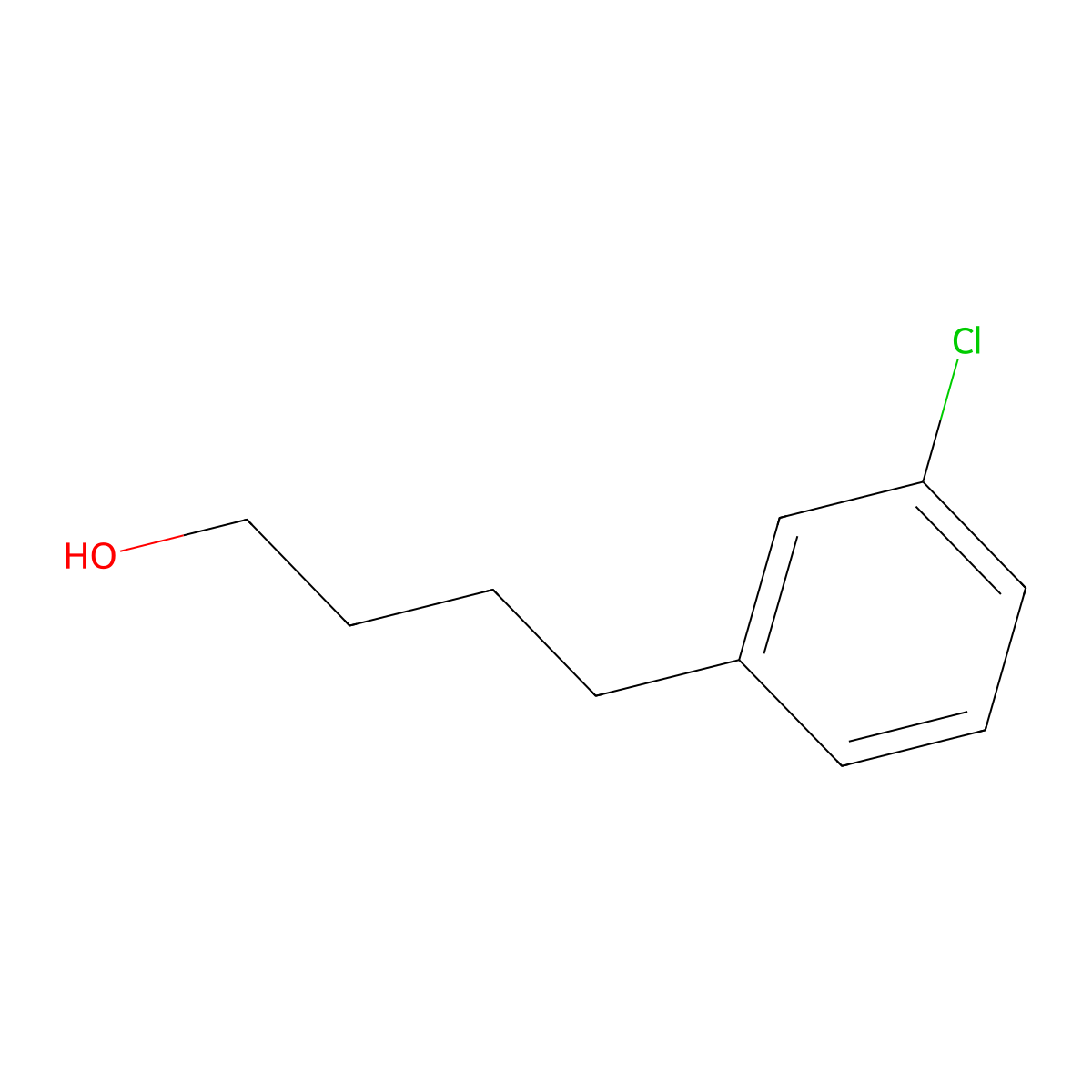 4-(3-Chlorophenyl)butan-1-ol molecular structure, CAS 75906-35-3