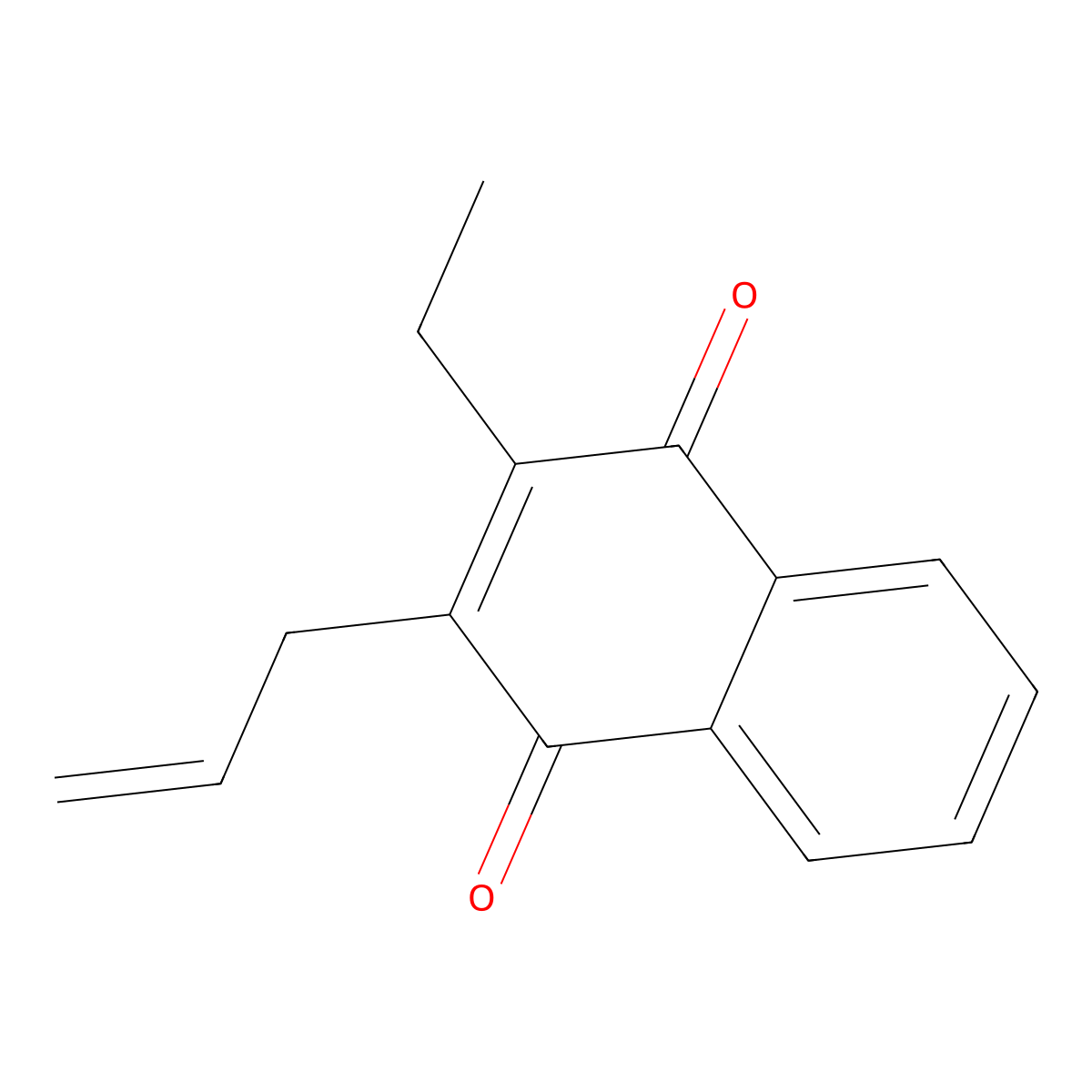2-Ethyl-3-prop-2-enylnaphthalene-1,4-dione molecular structure, CAS 75909-63-6