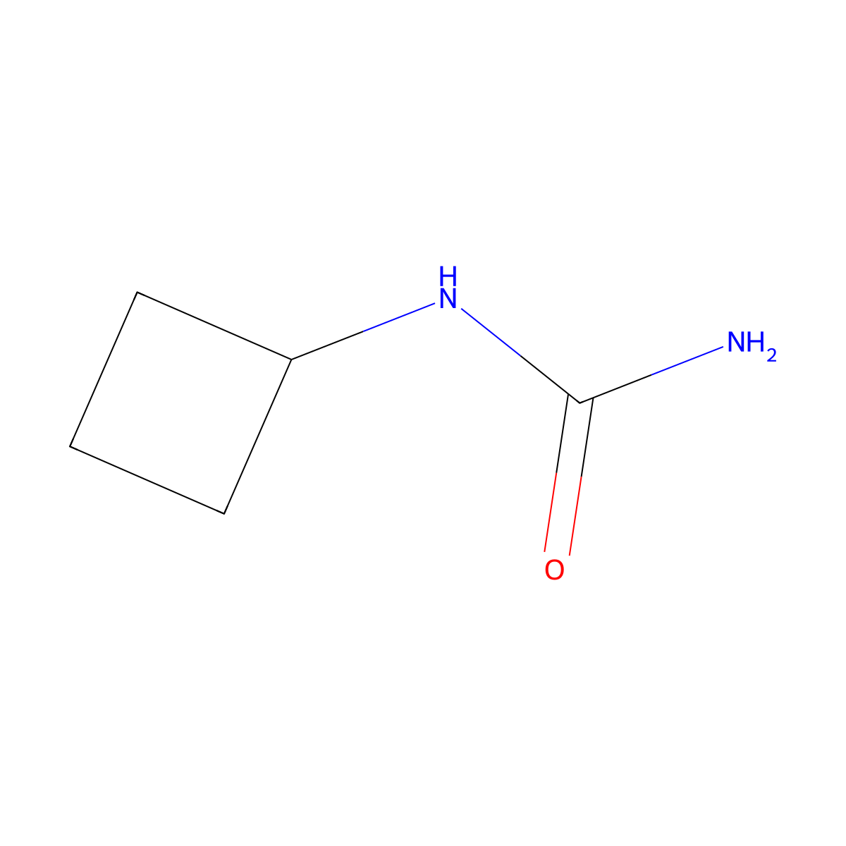Cyclobutylurea molecular structure, CAS 75914-67-9