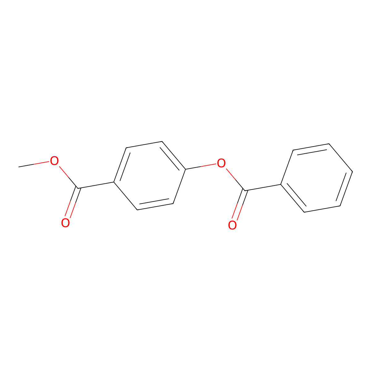 Methyl 4-benzoyloxybenzoate molecular structure, CAS 75915-29-6